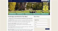Desktop Screenshot of oxbridgetours.com